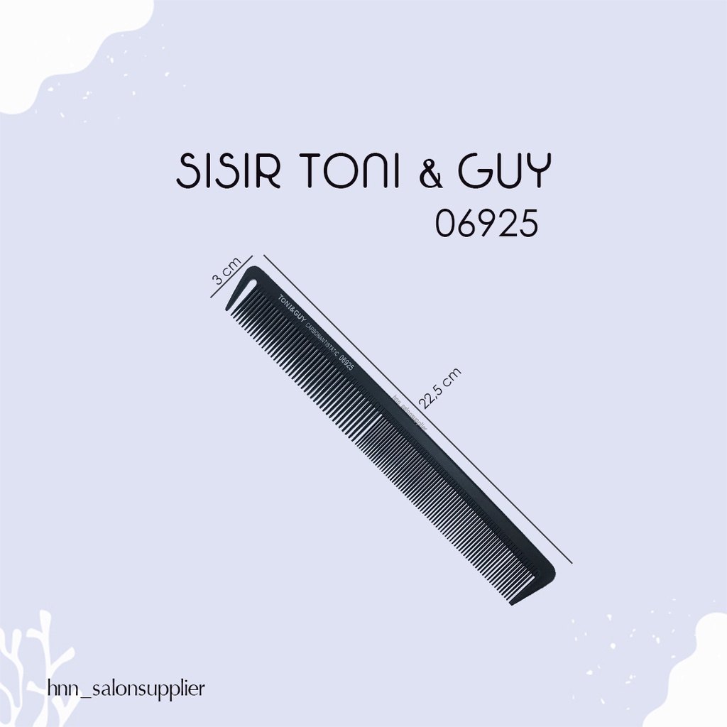 Alat Sisir Potong Rambut Salon Professional Toni and Guy Carbon Antitastic 06925