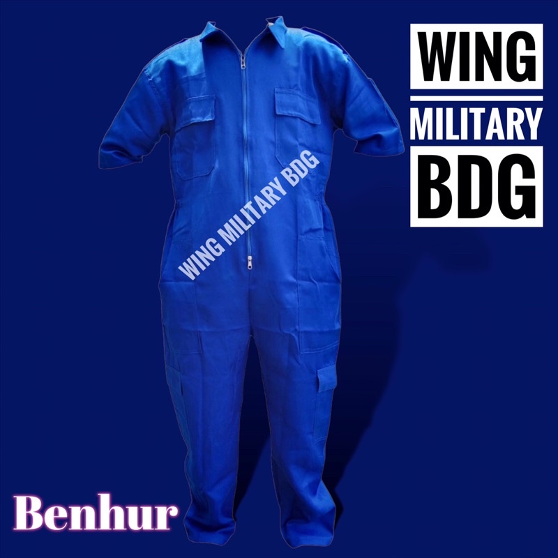 Wearpack coverall Pendek - katelpak seragam bengkel
