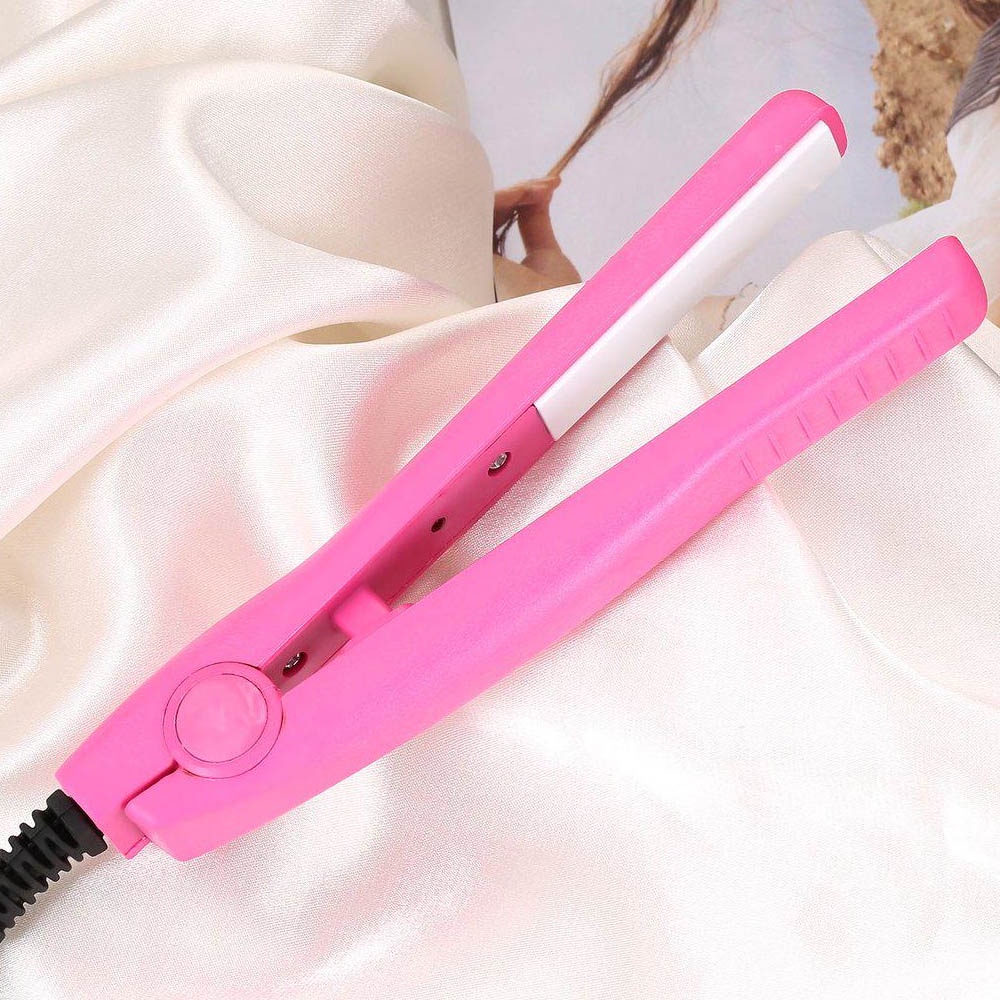 Catokan Rambut Mini Murah Portable 2 in 1 Lurus dan Keriting Rambut Curly RANDOM