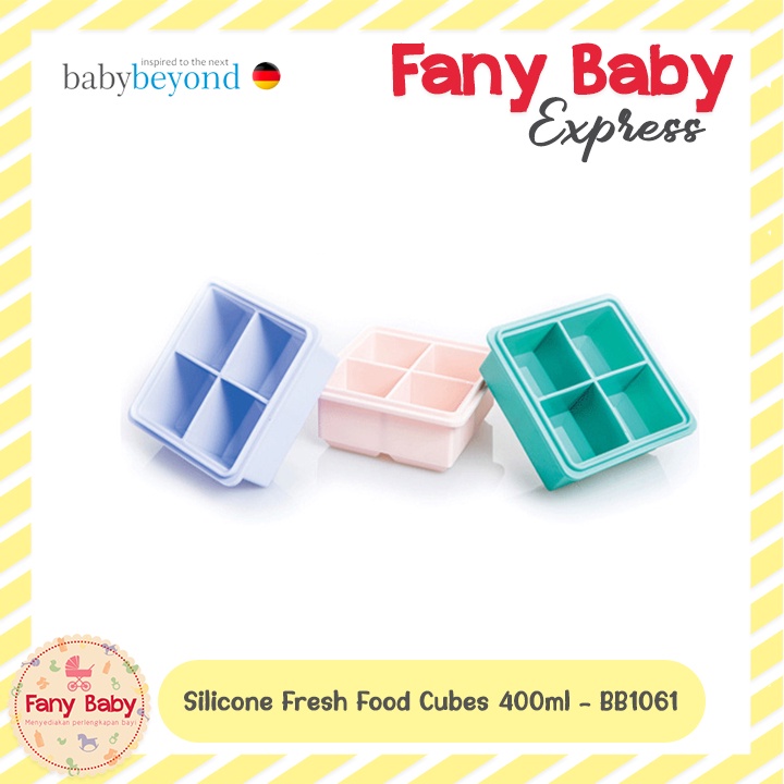 BABY BEYOND SILICONE FRESH FOOD CUBE 400ML / BB1061