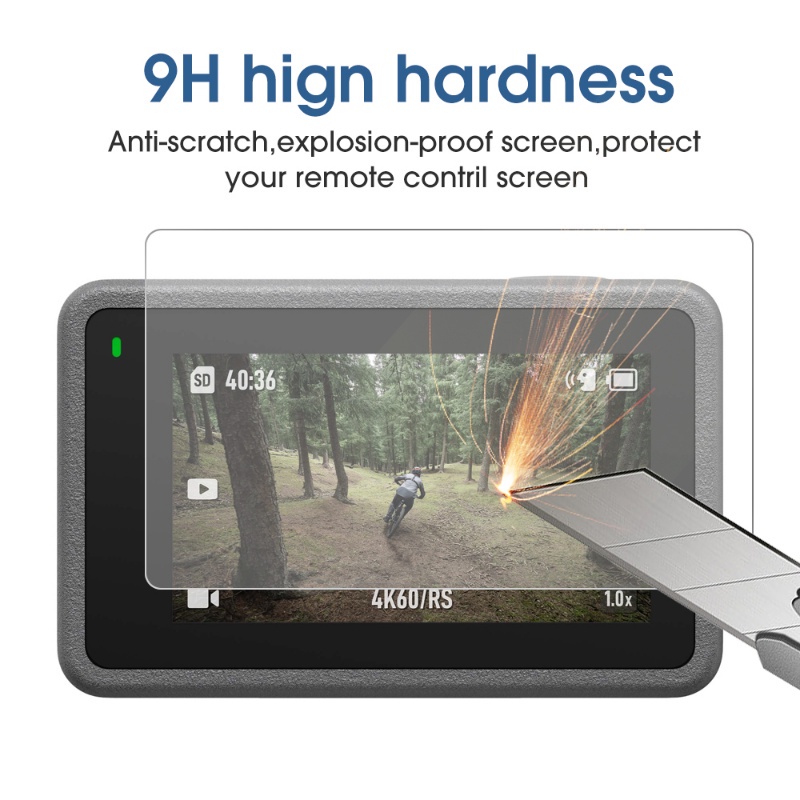 Pelindung Layar Tempered Glass 2.5D HD Touchscreen Untuk DJI Action 3