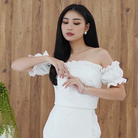 Sabrina Puff Top Damanik Atasan Blouse Wanita