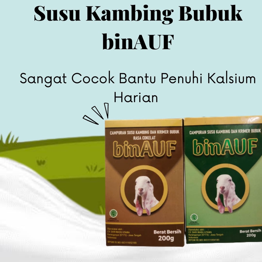 Susu Kambing Etawa BinAUF Paket 4 Bok