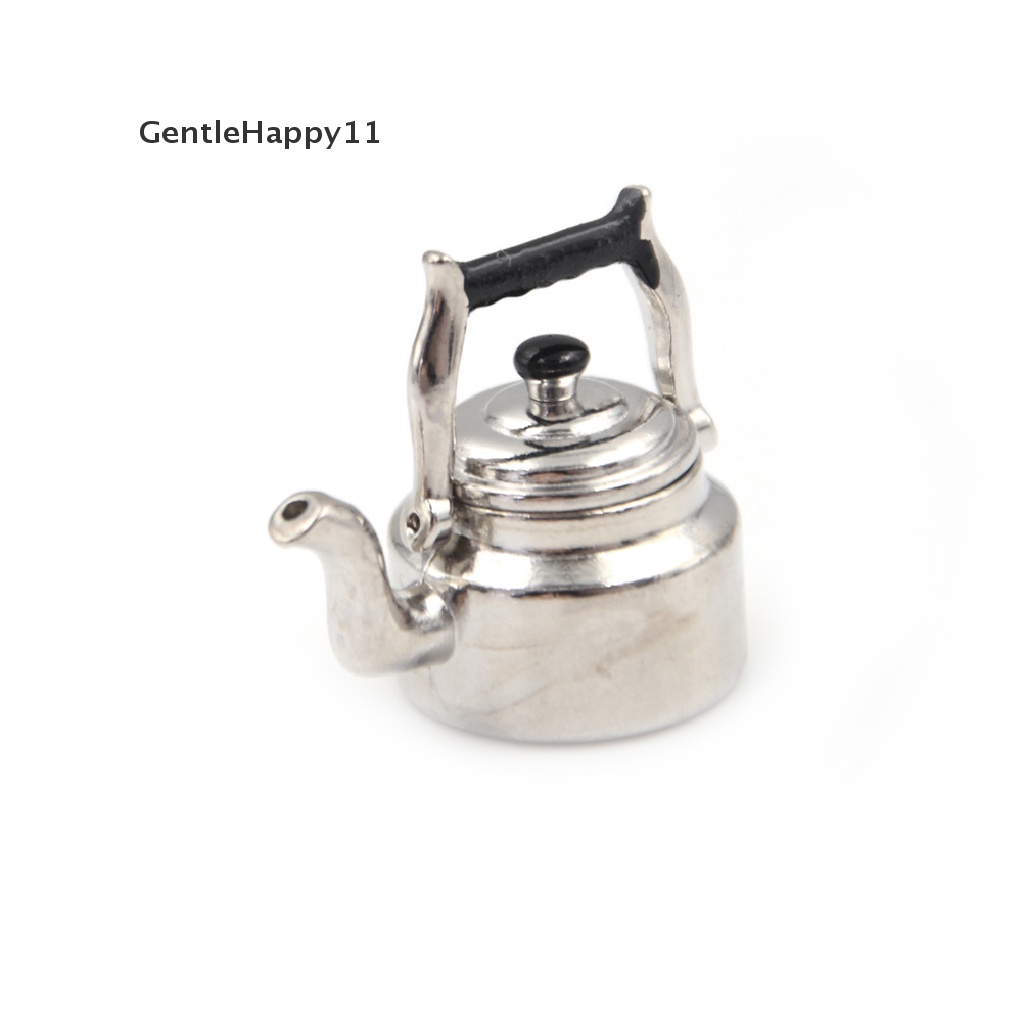 Gentlehappy1per12rumah Boneka Miniatur Ketel Teh/Tea Pot Pretend Play Furniture Mainan id