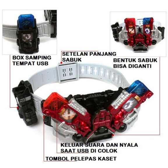 Mainan Anak Murah Mainan DX Belt Driver Kamen Rider Double W stock ada