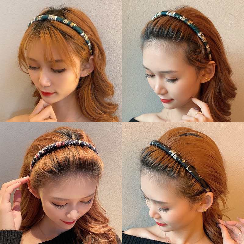 Caliloops Bando Tipis Gigi Korea Elastis Dewasa Wanita Polos Dhara