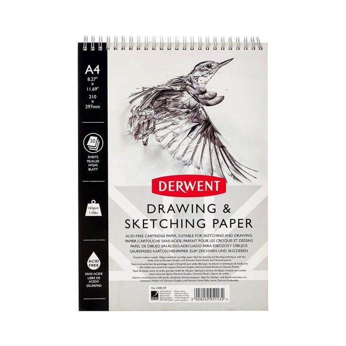 

DERWENT Sketching Paper Pad A4 Portrait