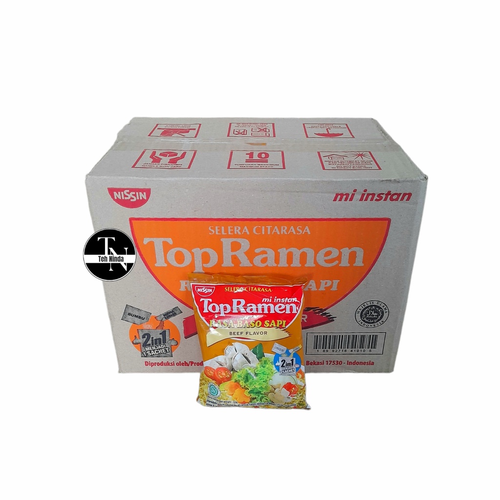 

1 DUS Mie Top Ramen JADUL Baso Sapi 32gr Isi 40 Pcs