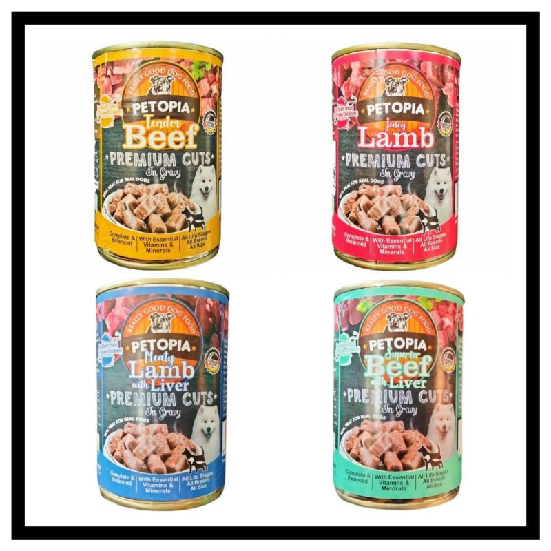 PETOPIA PREMIUM CUTS IN GRAVY (Makanan Anjing)