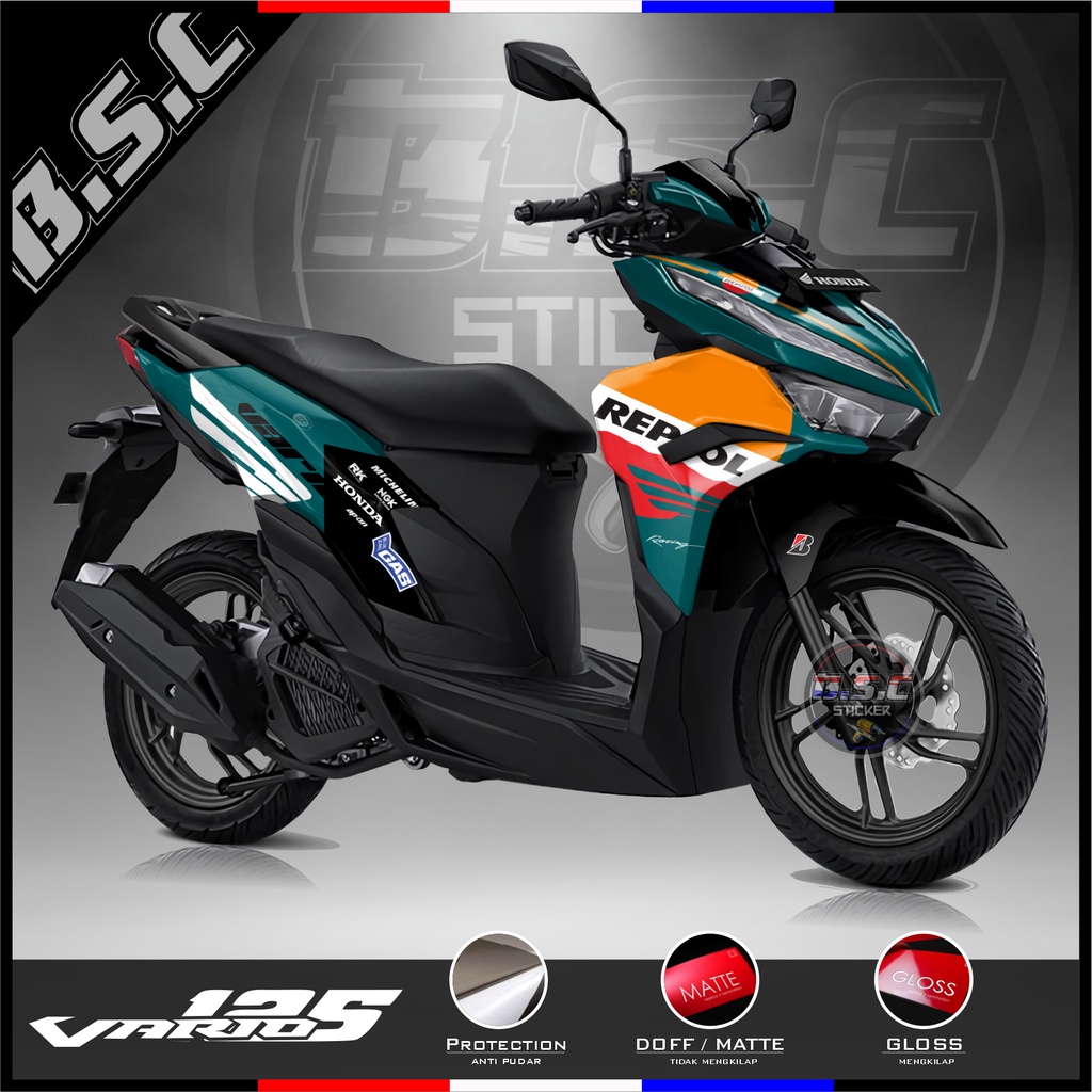 Jual Sticker Stiker Decal Full Body All New Vario Motif Repsol Nsr Livery Shopee