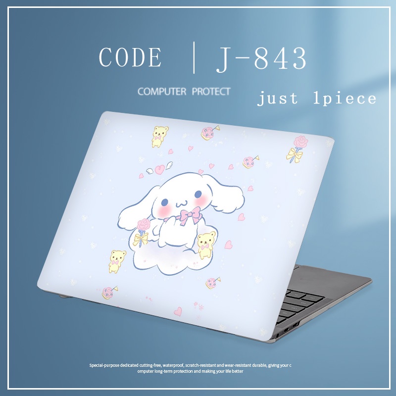 1pc Universal Menyesuaikan Pola COD Cover Laptop Cinnamoroll Stiker Skins FFOR ASUS VIVOBOOK 2022 OLED M3502R N7401Z K6602Z K6500Z M6500R M6500Q Lukisan Notebook Film