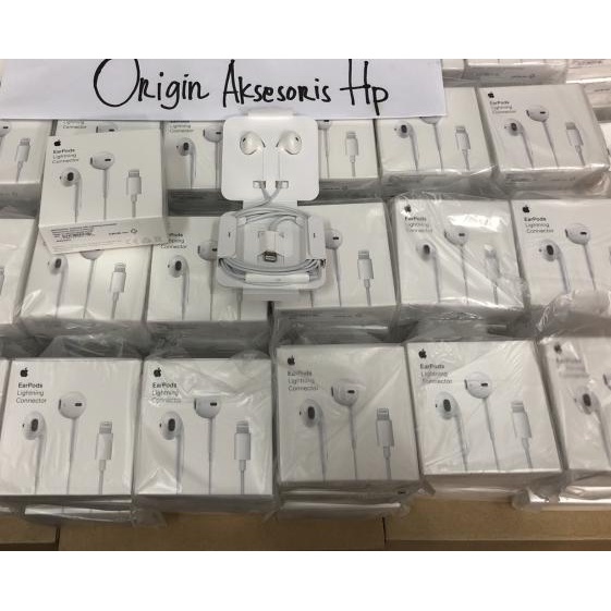 HEADSET HANDSFREE ORIGINAL 100% IPHONE 7 7+ 8 8+ X