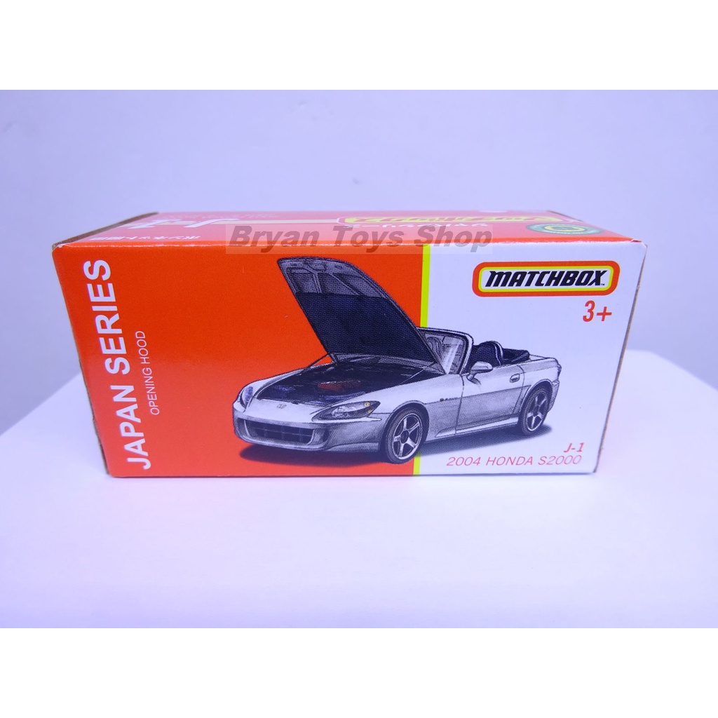 Matchbox Japan Series 2004 Honda S2000 Abu Opening Hood