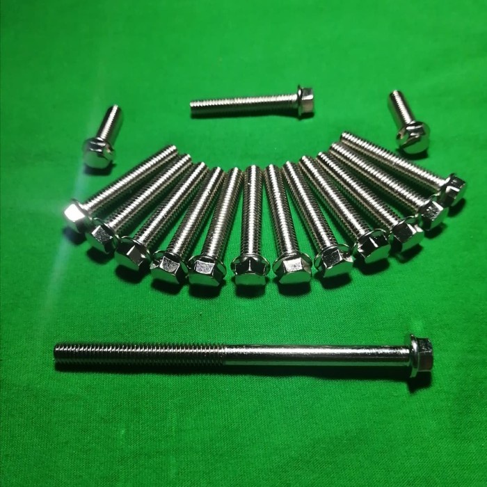 Baut CVT K8 Original Chrome Import Beat Fi ESP Scoopy Vario Techno 110