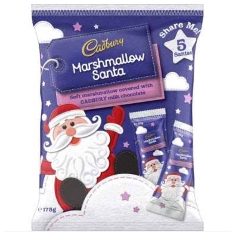 

CADBURY MARSMALLOW SANTA CHRISTMAS CHOCOLATE