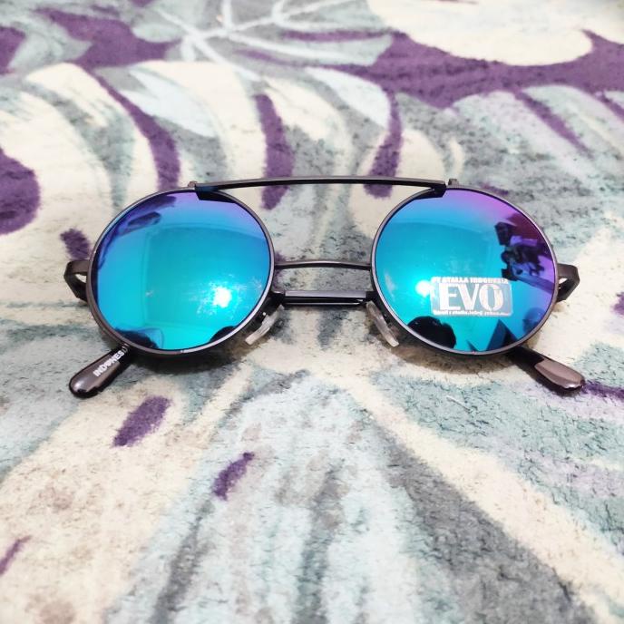 BIG SALE KACAMATA BOBOBOHO CLIP ON HITAM SILVER KACAMATA RETRO BULAT BOBOHO SALE