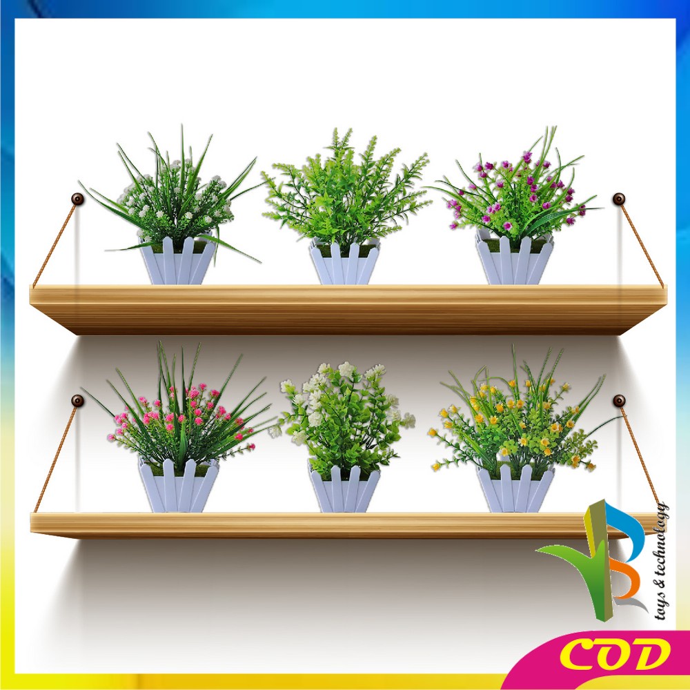 RB-C290 - C295 Tanaman Bunga Hias Plastik Artificial Flower Decoration Ornamen Pot Bonsai Pajangan Dekorasi Rumah Bunga Hiasan