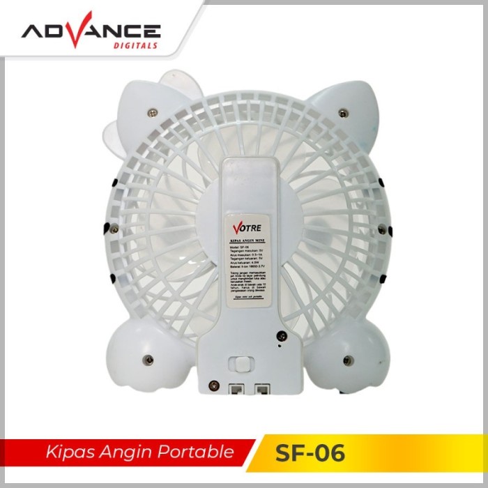 Advance Kipas Mini USB Portable SF-06 / SF06 Kipas Karakter Hello Kity