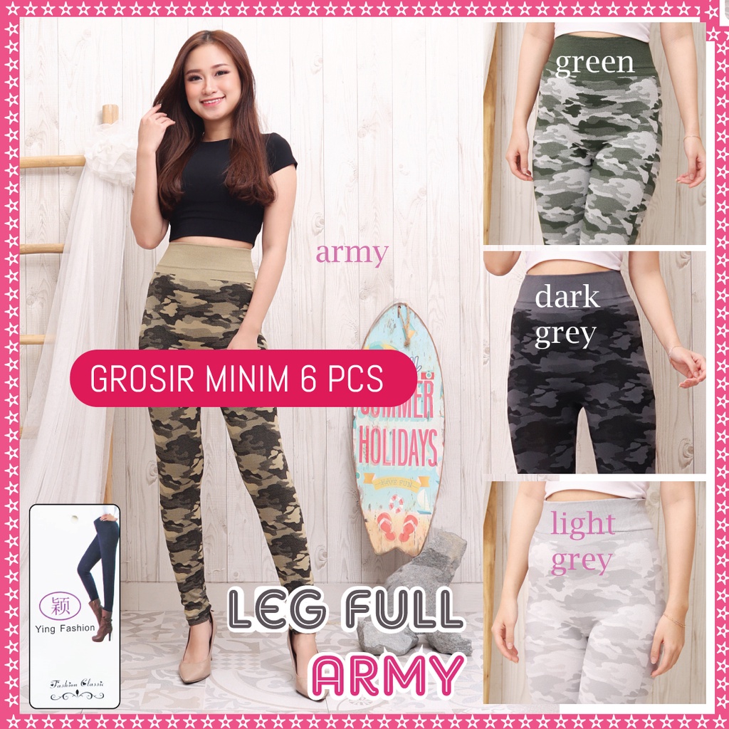 Legging Army Panjang / Leging import wanita / legging army panjang / legging jumbo wanita