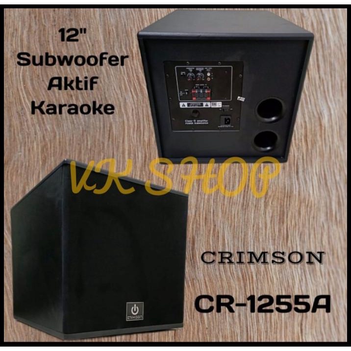 Subwoofer Aktif 12 Inch Crimson Pro Cr 1255 / Cr1255