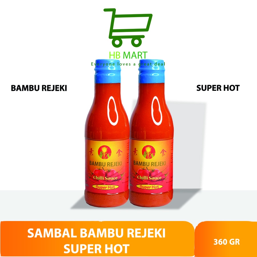 

Bambu rejeki sambal Extra Hot 360gr Vegetarian / Bambu Rezeki / Sambal Vegetarian
