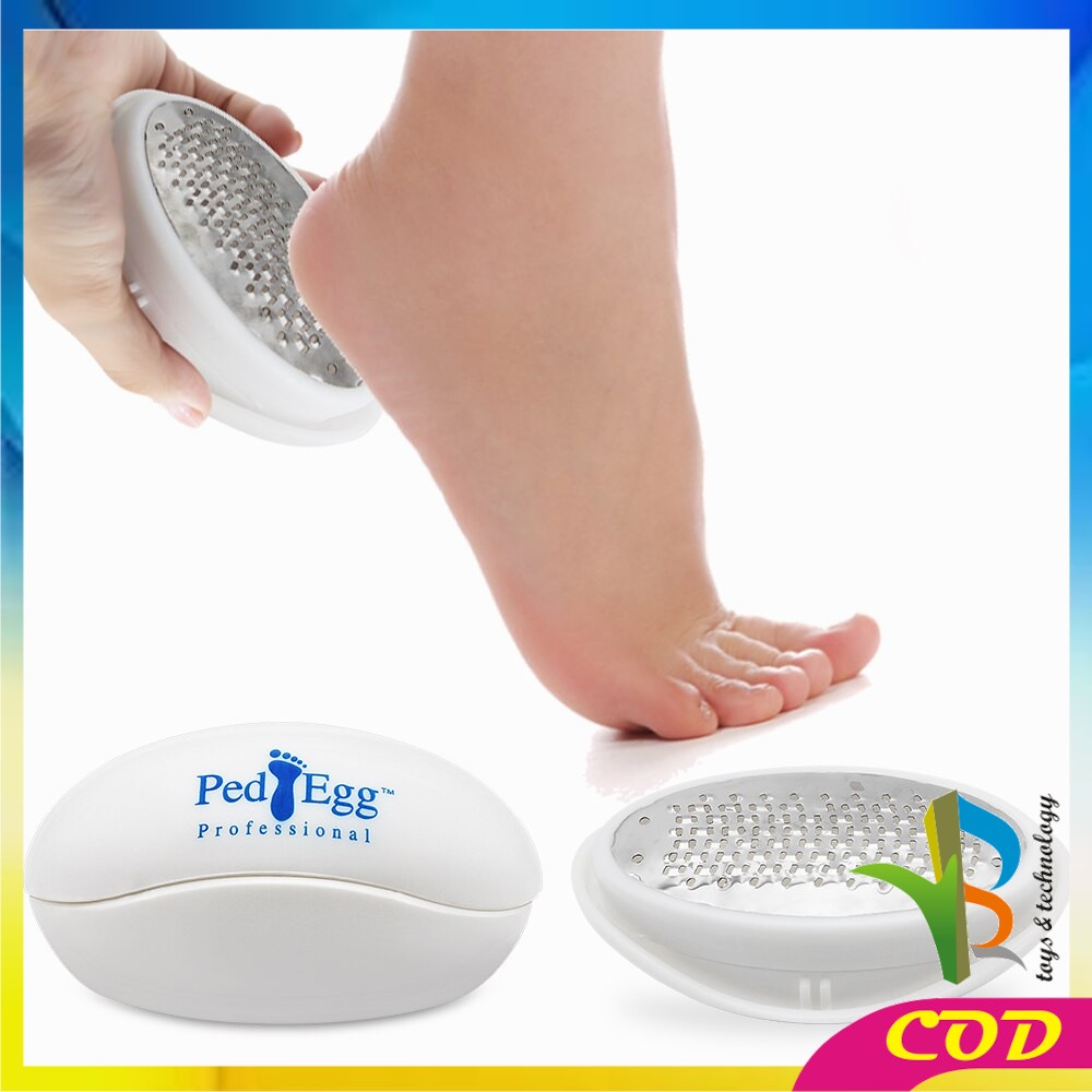 RB-C645 Ped Egg Penghalus Tumit Kaki Portabel Alat Pedicure / Gosok Pembersih Kapalan Kulit Mati / Alat Penghilang Kulit Kasar Telapak Kaki