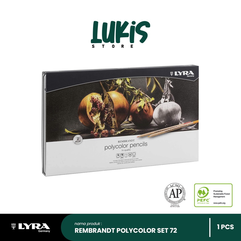 

Pensil Warna LYRA Rembrandt Polycolor Pencils SET 72 | 2001720
