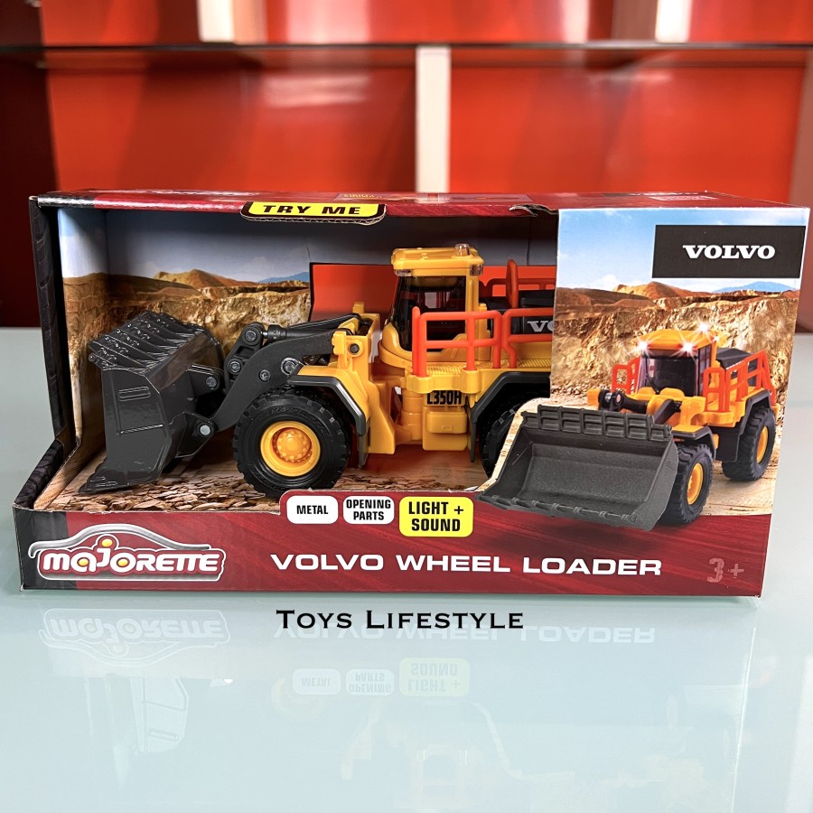 Mobil Truck Majorette Diecast Volvo Wheel Loader (BUNYI NYALA)