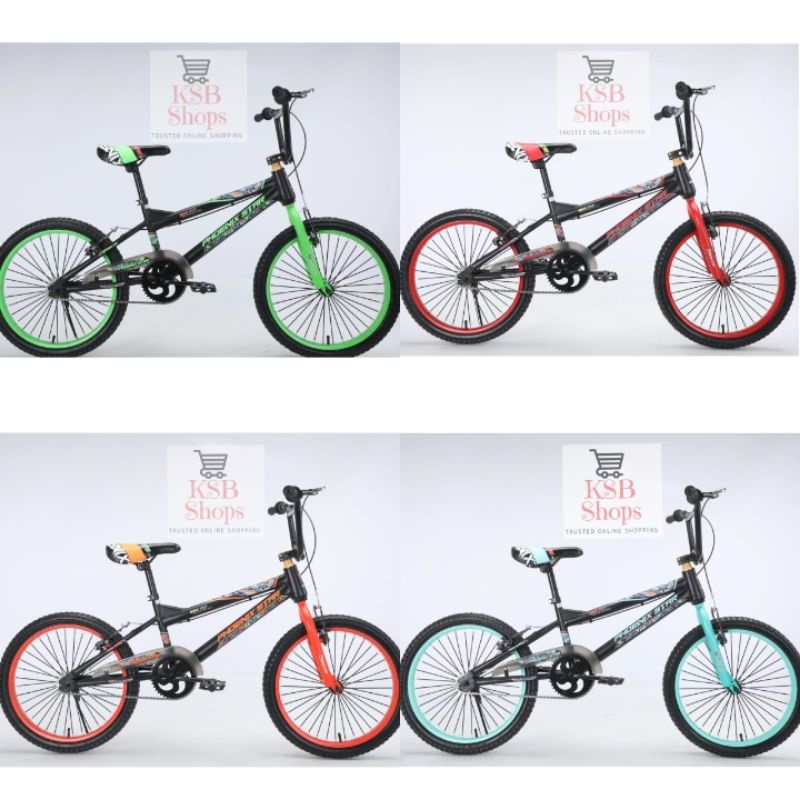 [KSB] Sepeda anak Laki Cowok BMX 20 inch Ban Pompa merk PHOENIX STAR New MURAH PROMO