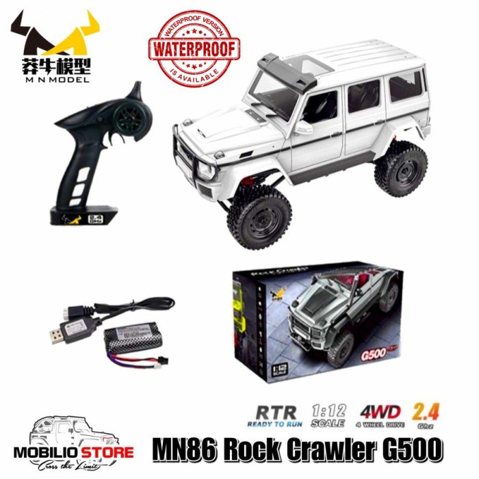 MN86 RTR Benz G500 4WD 1/12 RC Rock Crawler Offroad Adventure