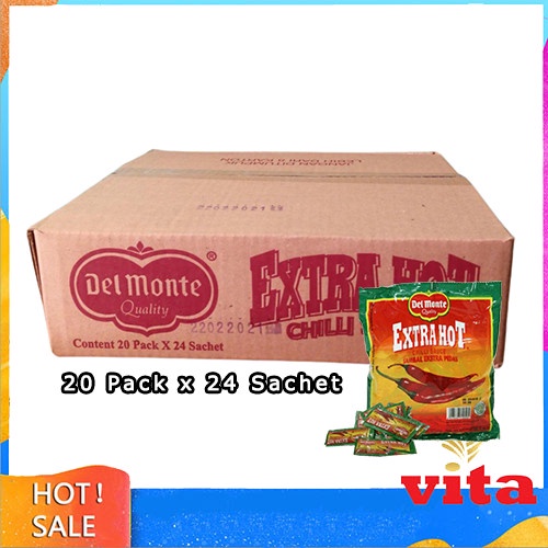 

NEW Delmonte Extra Hot Saos Sambal Sachet per dus