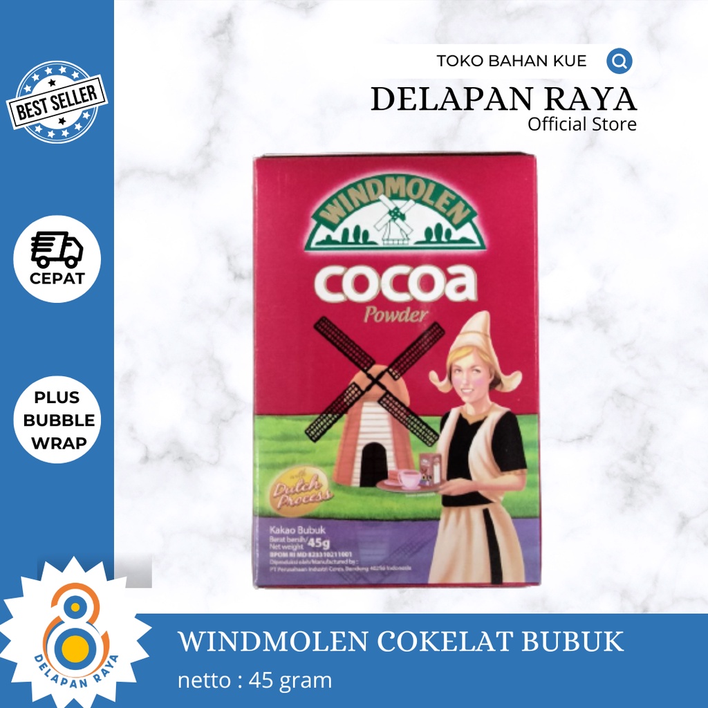 

WINDMOLEN COKELAT BUBUK 45GR - 8Raya