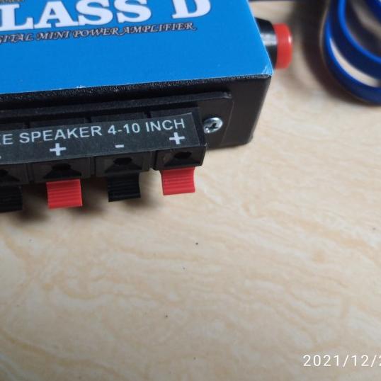 Digital Mini power amplifier class D - Biru