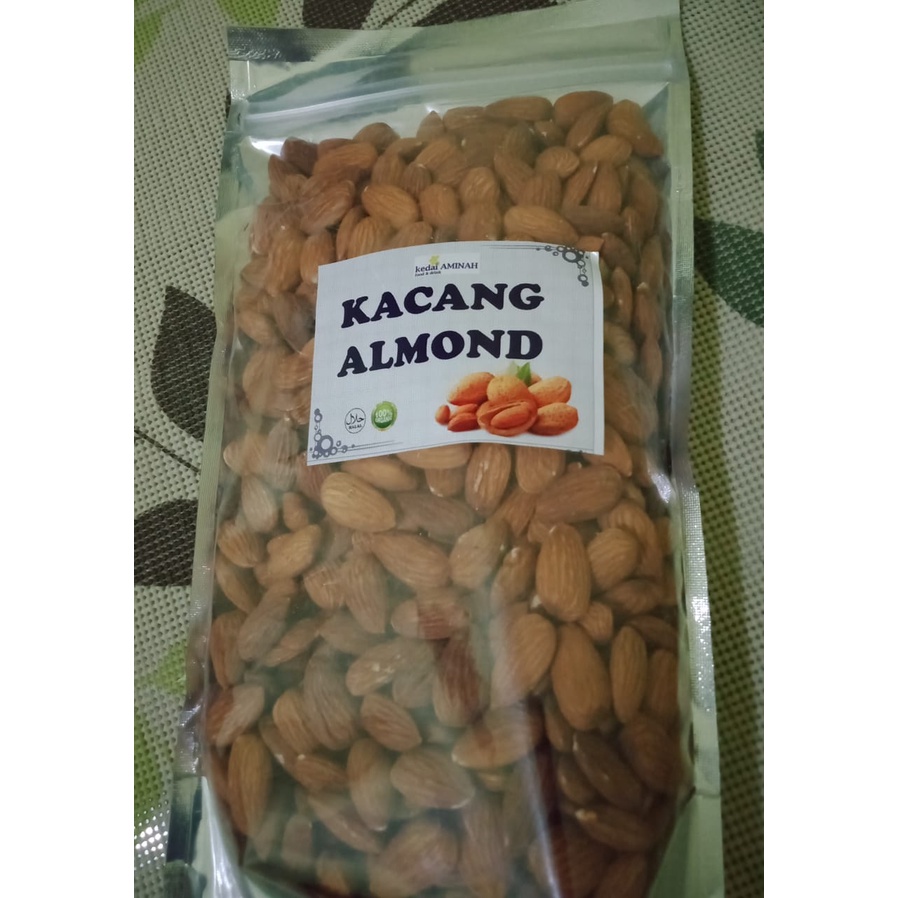

Kacang Almond Whole (Panggang), 1000 gr