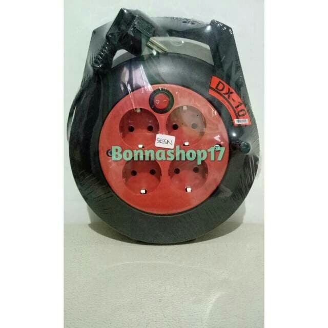 Stop Kontak Kabel - Kabel Box - Kabel Olor 4 Stop Kontak - 10Meter Ful Cod