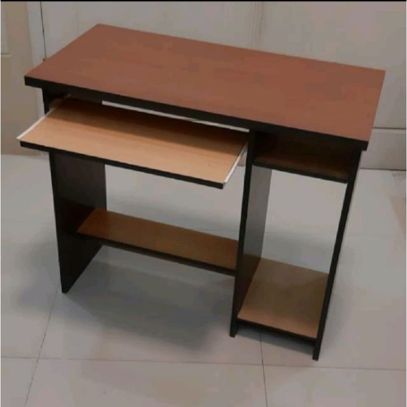 Meja komputer kayu jati