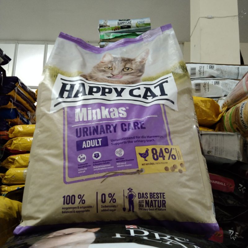 Ekspedisi Happy Cat Minkas Urinary Care 10kg Dry Food makanan Kucing khusus pencegahan urin