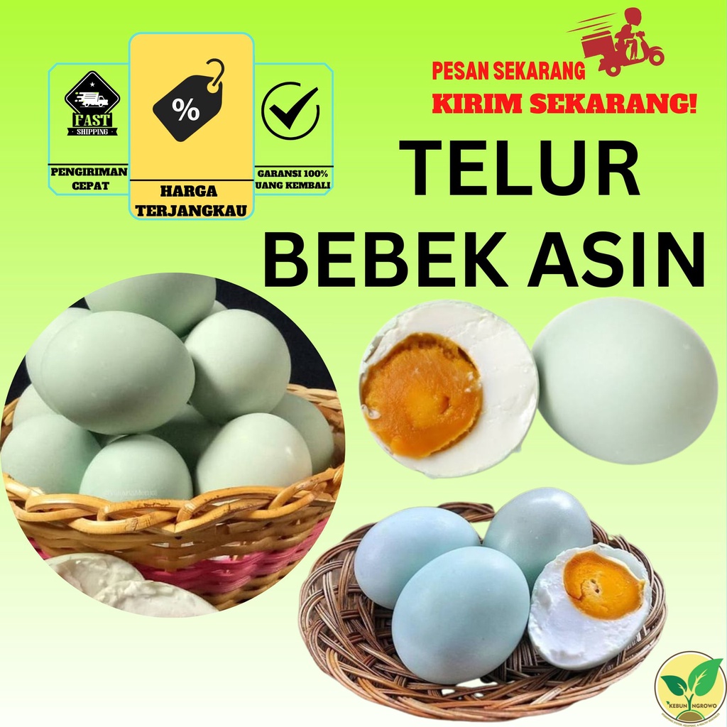 

TELUR BEBEK ASIN MATANG / TELUR ASIN UKURAN BESAR / TELUR ASIN REBUS