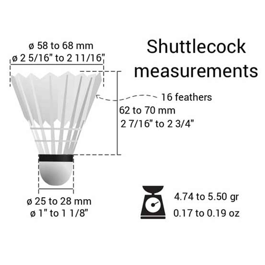 Shuttlecock Badminton / Kok Bulutangkis / Kock Badminton / Isi 12pcs