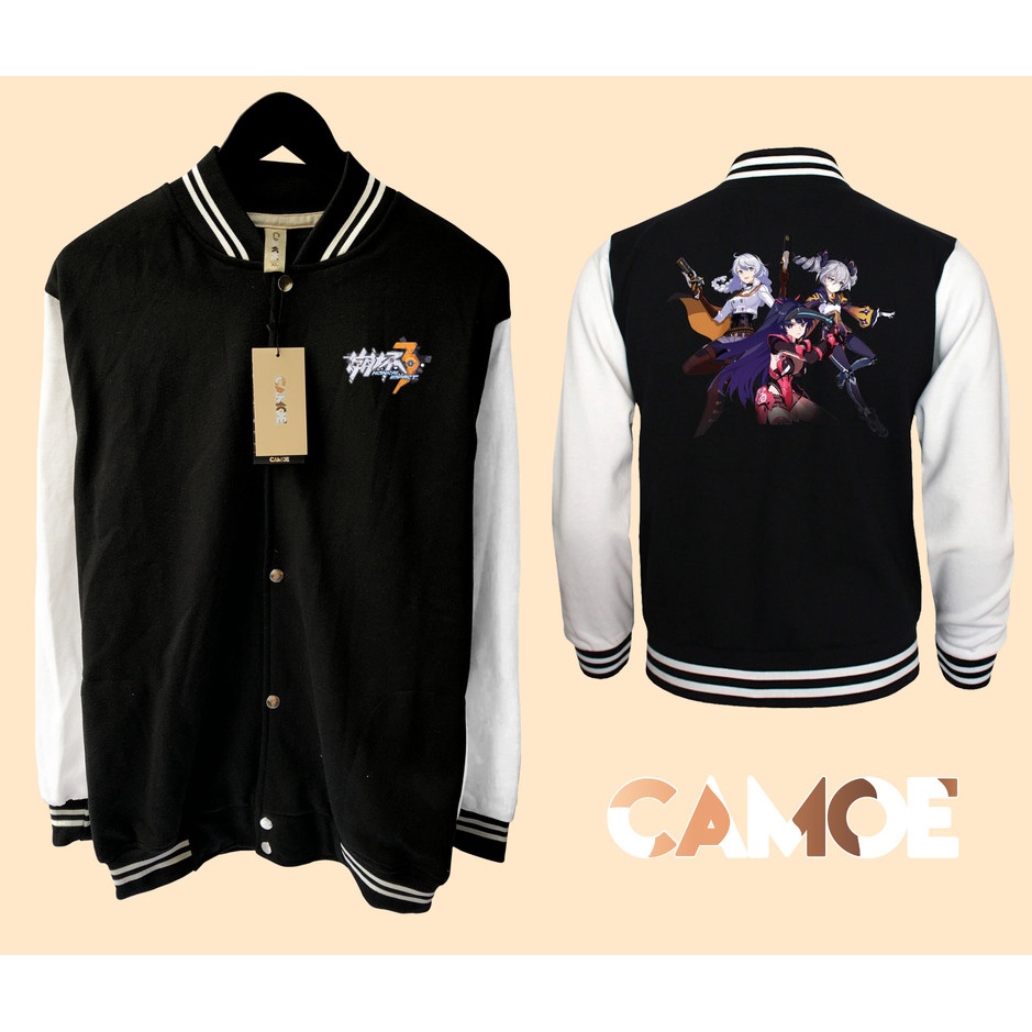 Jaket Varsity Baseball Gaming Honkai Impact 3rd Character