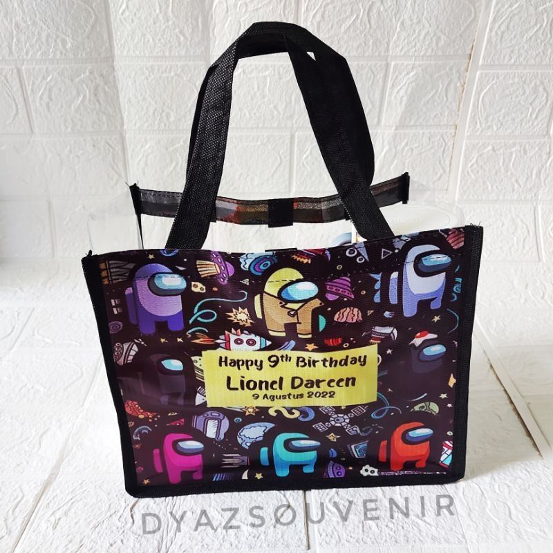 

Tas souvenir mika custom tas goodiebag souvenir ultah