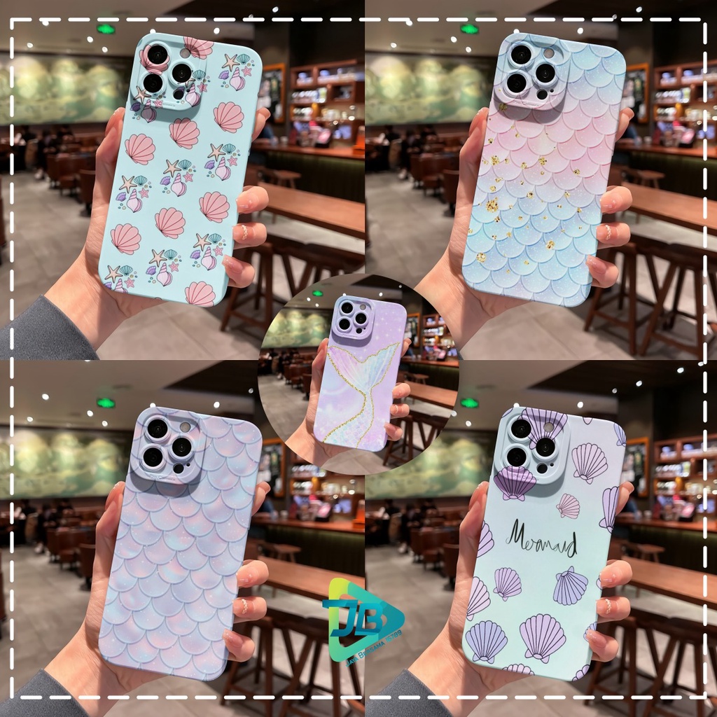 CUSTOM CASE SOFTCASE SILIKON PROCAMERA MERMAID CUSTOM OPPO REALME VIVO XIAOMI SAMSUNG INFINIX IPHONE FOR ALL TYPE JB6209