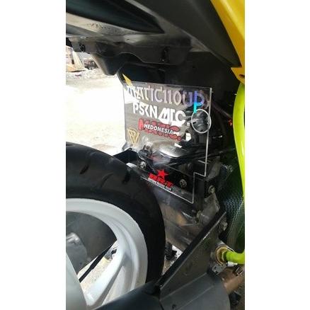 Mudflap Akrilik Beat Karbu Penahan Lumpur Akrilik Pengganti Box Filter
