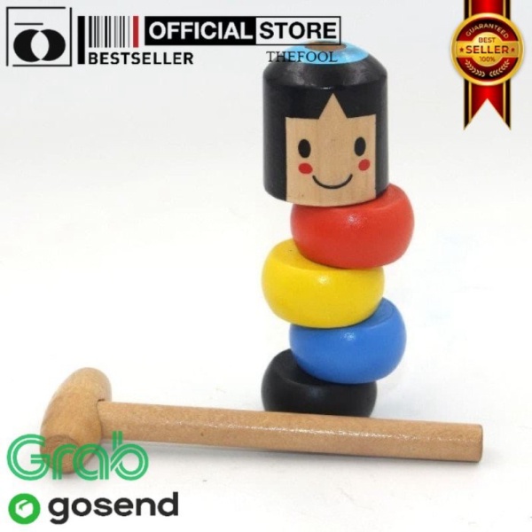 

Dijual mainan kayu daruma rontek magic daruma wooden toys ORIGINAL TF Berkualitas