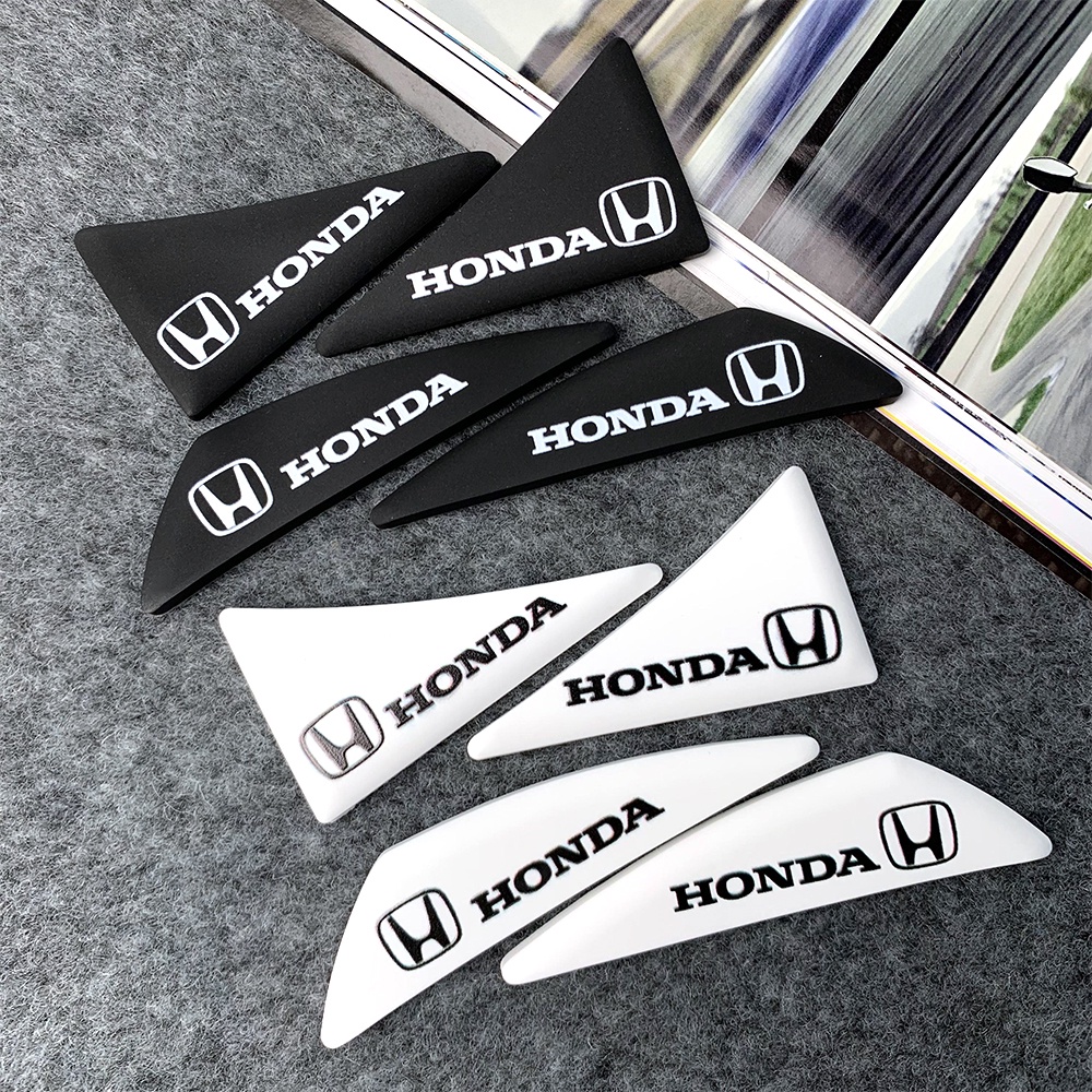 Stiker Perlindungan Sudut Pintu Mobil Honda Anti Tabrakan Silikon Gores Logo Karet Civic Accord City CRV Hrv Jazz CBR VTX VFR