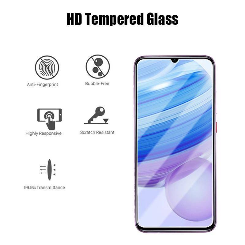 REDMI 3pcs Pelindung Layar Tempered Glass Untuk Xiaomi Note 10 10S 11S Pro 5G 8 9 9T 10 10T 11i 11T Poco M4 X4 Pro Lite SE 5G