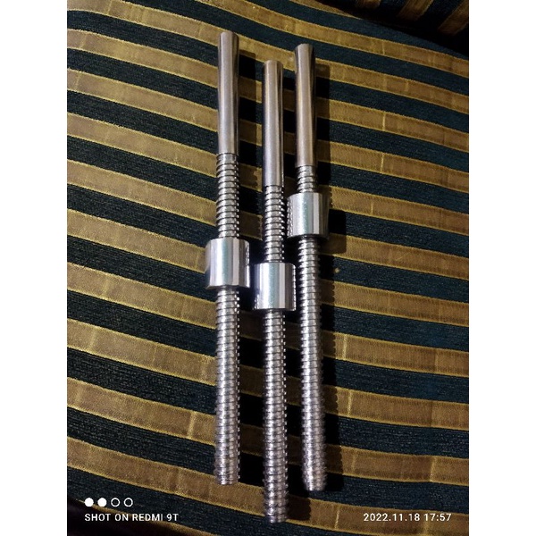 as drat kotak drat 6 ukuran as dimeter 16mm p. drat 20cm p. total 30cm diameter mur 30mm p. mur 3cm