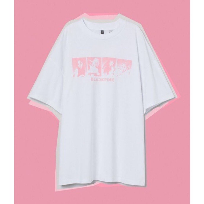 KPOP OVERSIZED TSHIRT H&M X BLACKPINK ORIGINAL