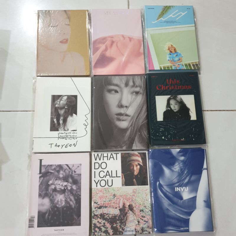 taeyeon snsd album all era