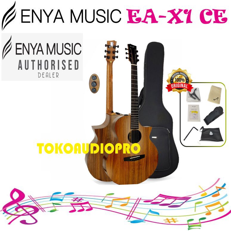 Jual Gitar Enya EA X1C EQ Gitar Akustik Elektrik Enya EA X1C Akustik GItar Shopee Indonesia